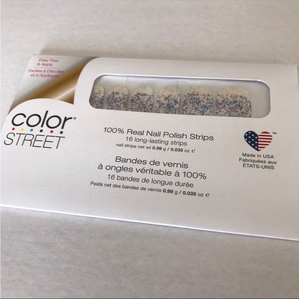 Color Street Nail Less Bitter, More Glitter Manicure Pedicure‎ Colorful NEW